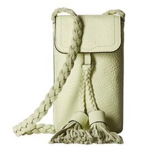 Rebecca Minkoff Isobel Phone Crossbody- Honey Dew